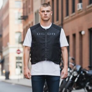ICON // Brigand Tactical // Motorcycle Vest // Mens